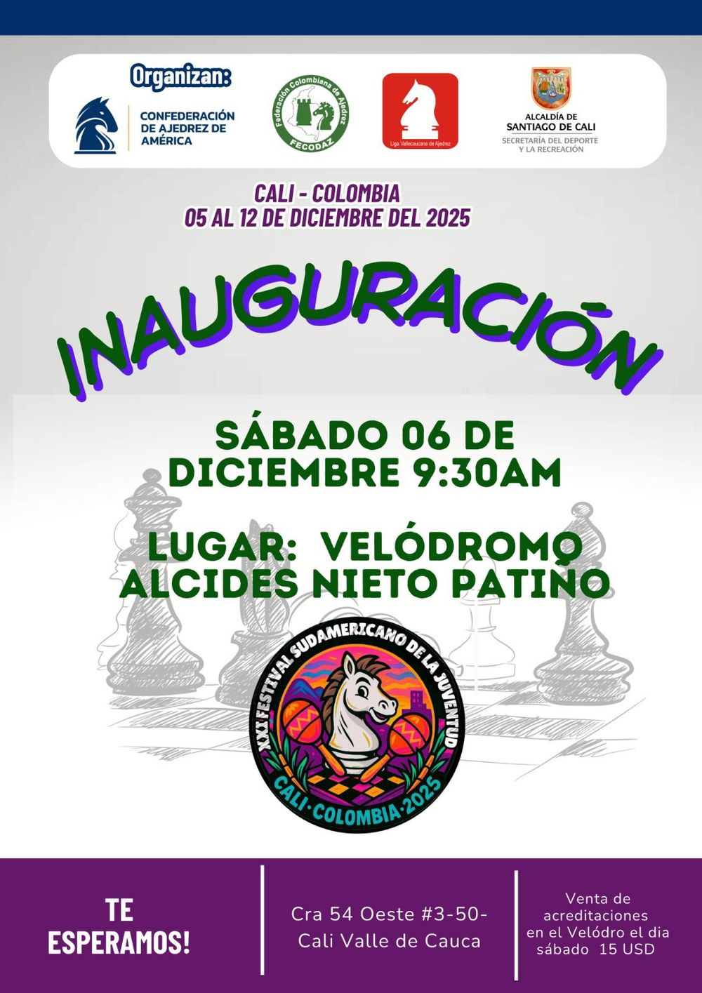 Festival Sudamericano de Ajedrez de la Juventud 2025